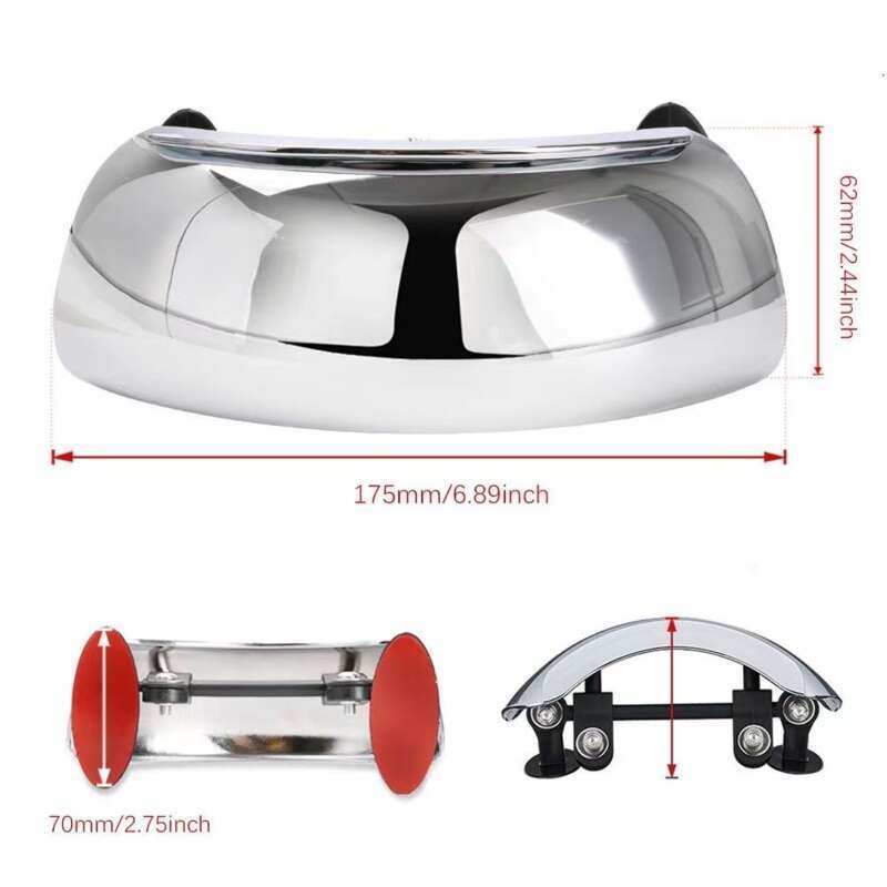 Motorcycle Off-road Vehicle Modification Accessories: 180 ° Wide-angle Rearview Mirror, Full Angle, No Blind Spots, Large Angle Re_autovado.com