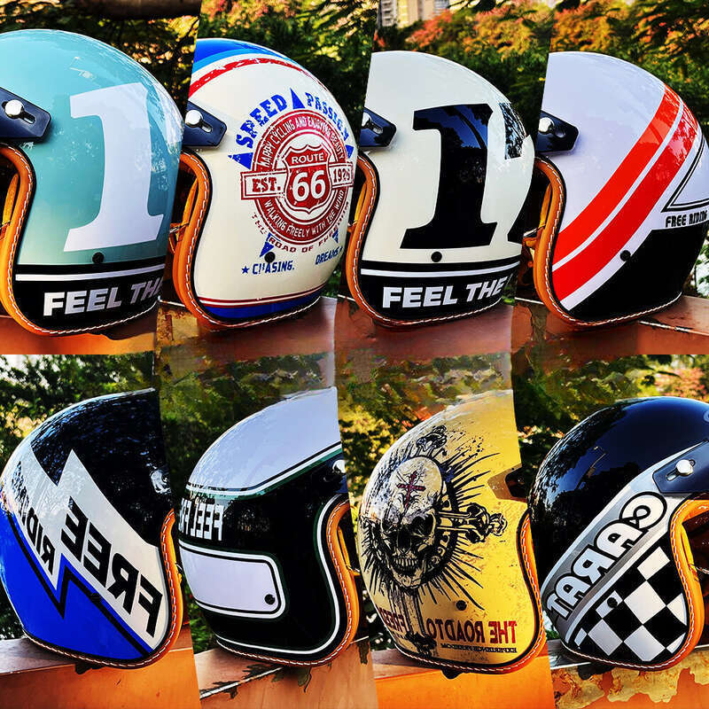 New 3/4 Motorcycle DOT Certified 3C Electric Vehicle Helmet With Built-in Lens C500_autovado.com