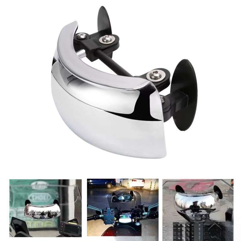 Motorcycle Off-road Vehicle Modification Accessories: 180 ° Wide-angle Rearview Mirror, Full Angle, No Blind Spots, Large Angle Re_autovado.com