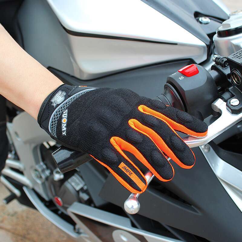 Off Road Fall, Anti Slip, Breathable Riding Racing Motorcycle All Finger Gloves For Men's Summer Knight Equipment_autovado.com