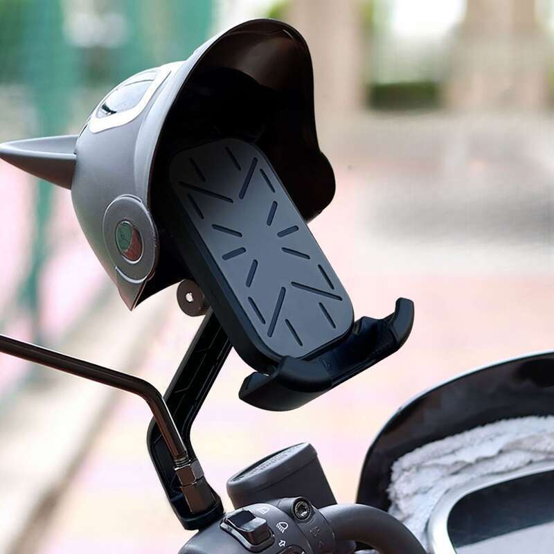 Electric Navigation Stand, Rider's Motorcycle Bike Phone Holder, Shock Resistant, Fixed, And Anti Shake_autovado.com