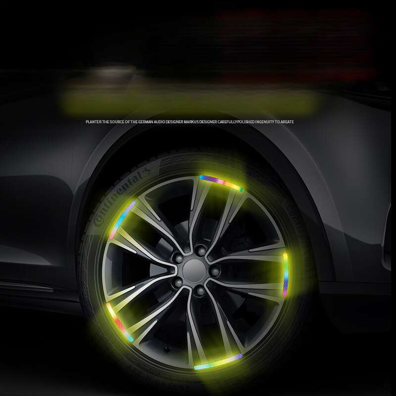 Car Wheels, Car Tire Three-dimensional Personalized Decoration, Fluorescent Stickers, Motorcycle Night Warning_autovado.com