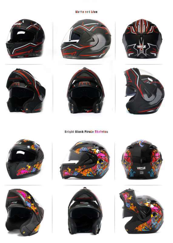 Specially Designed VIRTUE Electric Motorcycle Bluetooth Men's Exposed Helmet, Running Helmet Can Be Made Into New_autovado.com