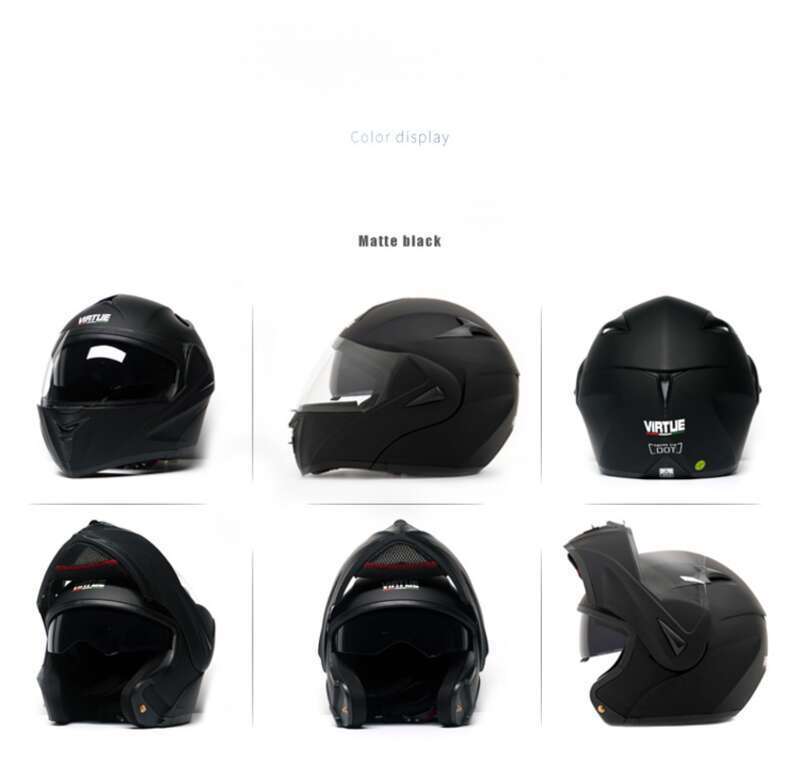 Specially Designed VIRTUE Electric Motorcycle Bluetooth Men's Exposed Helmet, Running Helmet Can Be Made Into New_autovado.com