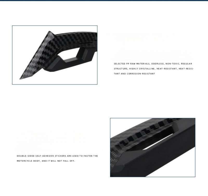 Motorcycle Scooter Modification Accessories, Electric Vehicle Body Decoration, Fixed Wing Blade, Anti Scratch Claw_autovado.com
