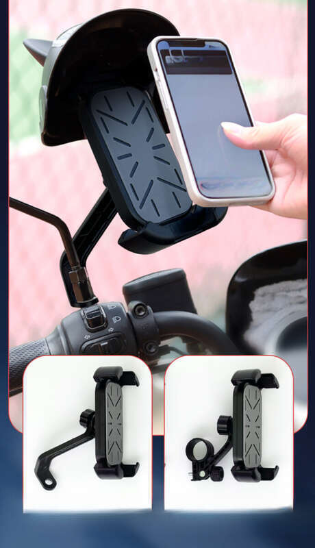 Electric Navigation Stand, Rider's Motorcycle Bike Phone Holder, Shock Resistant, Fixed, And Anti Shake_autovado.com