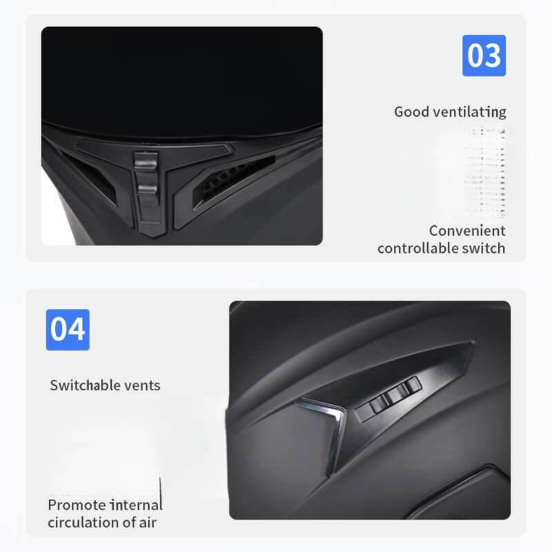 Orz Men's Women's Personalized Bluetooth Full Helmet Electric Car Motorcycle Four Seasons And Winter Warm Helmets_autovado.com