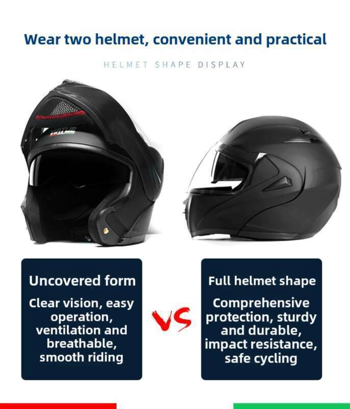 Specially Designed VIRTUE Electric Motorcycle Bluetooth Men's Exposed Helmet, Running Helmet Can Be Made Into New_autovado.com