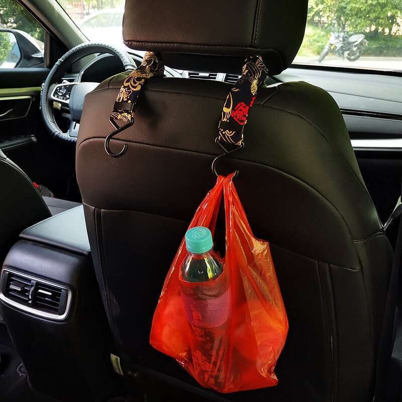 JDM Style Multifunctional Rear Back With Personalized For Interior, Universal Creative Car Seat Storage Hooks_autovado.com