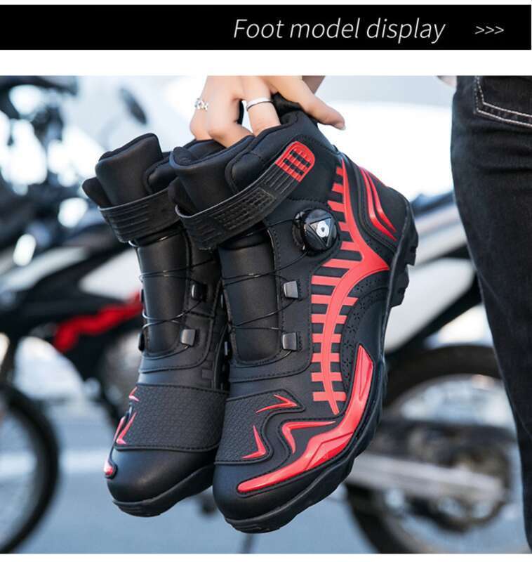 Motorcycle Cycling Boots For All Seasons, Off-road Men's Women's Summer, Wear-resistant, Breathable, Shock-absorbing,_autovado.com