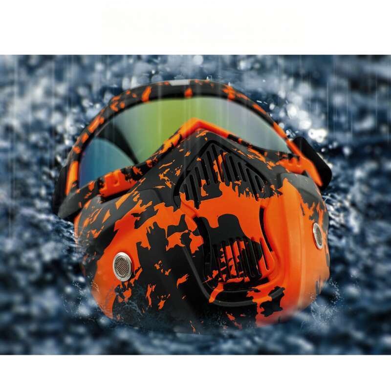 Motorcycle Snow UV400 Outdoor Cycling Men's Windproof Sand Goggles Helmet Face Mask_autovado.com