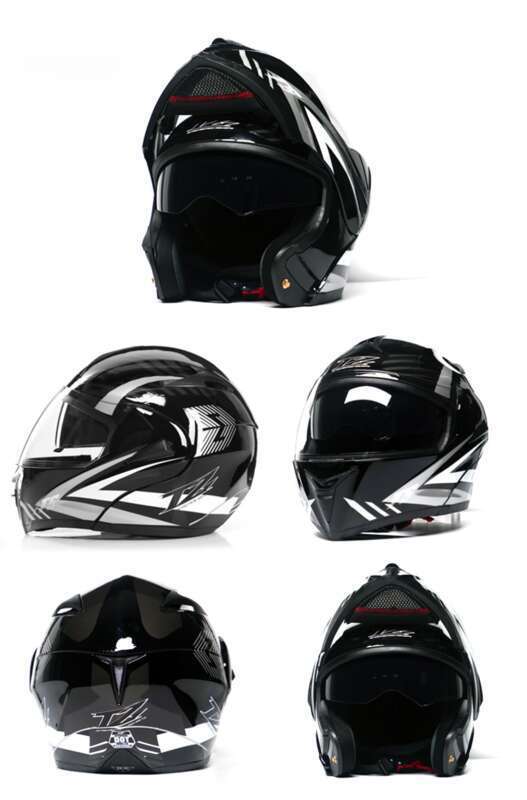 VIRTUE Electric Vehicle DOT Dual Lens Open Face Helmet Can Meet The New National Standard 3C_autovado.com