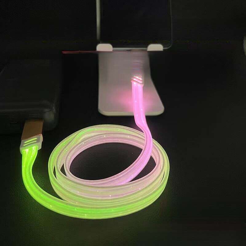 6A Starry Sky Luminous Data Suitable For 15 Running Lantern Colorful Mobile Charging Cable Car_autovado.com