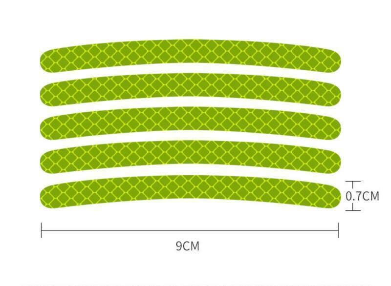 Fluorescent Car Wheels, Reflective Warning Wheel Hubs, Electric Bikes, Motorcycles, And Night Light Stickers On Bicycles_autovado.com