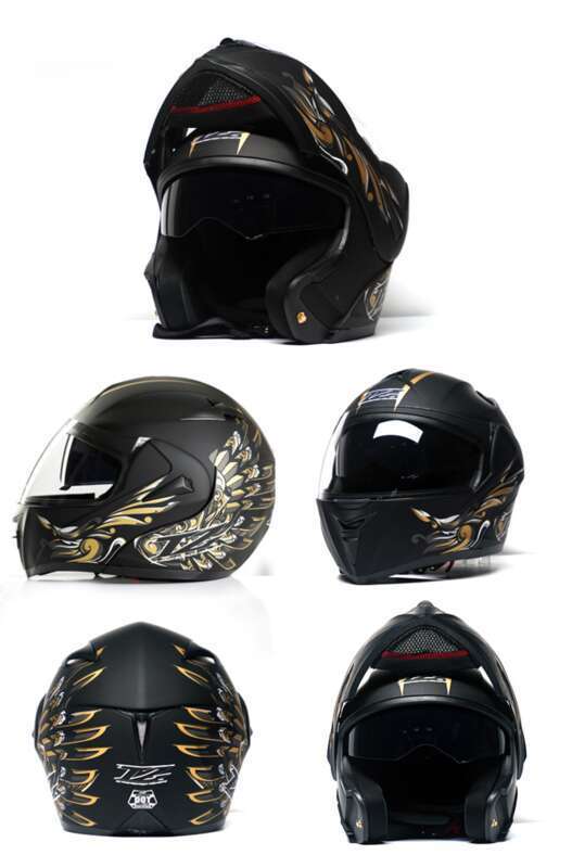 VIRTUE Electric Vehicle DOT Dual Lens Open Face Helmet Can Meet The New National Standard 3C_autovado.com
