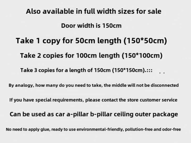 Universal AB Pillar Ceiling Repair Adhesive Backing, Letter Poster Style Sticker, Waterproof Sticker_autovado.com