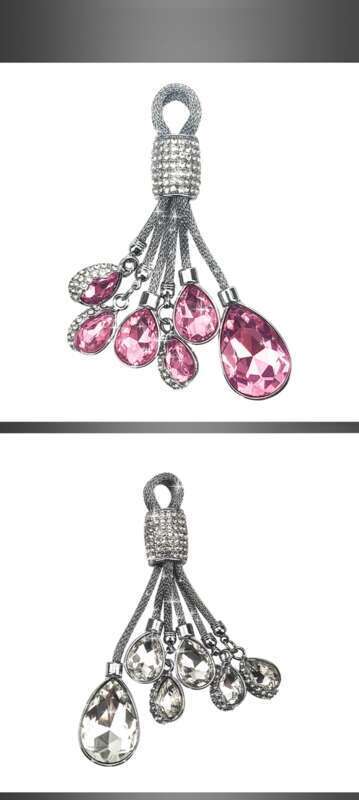 Car Diamond Car Crystal Keychain Pendant_autovado.com