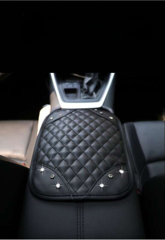 Car With Diamond Inlay, Central Box Anti Slip Pad, Car Universal Interior Armrest Cover Protective Pad_autovado.com