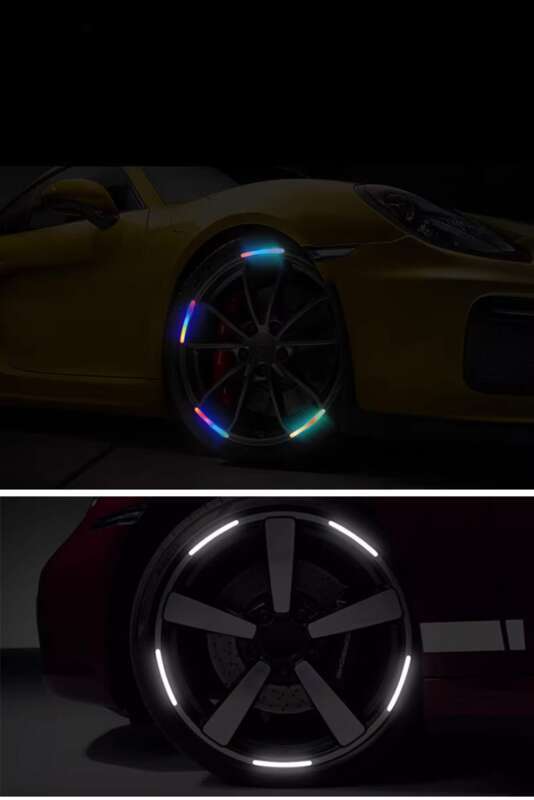 Fluorescent Car Wheels, Reflective Warning Wheel Hubs, Electric Bikes, Motorcycles, And Night Light Stickers On Bicycles_autovado.com