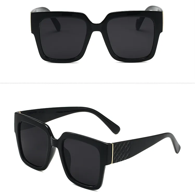 Awg Sunglasses For Women Rivets UV Protection Womens Designer Vintage Square Full Frame Top Come With Package_autovado.com