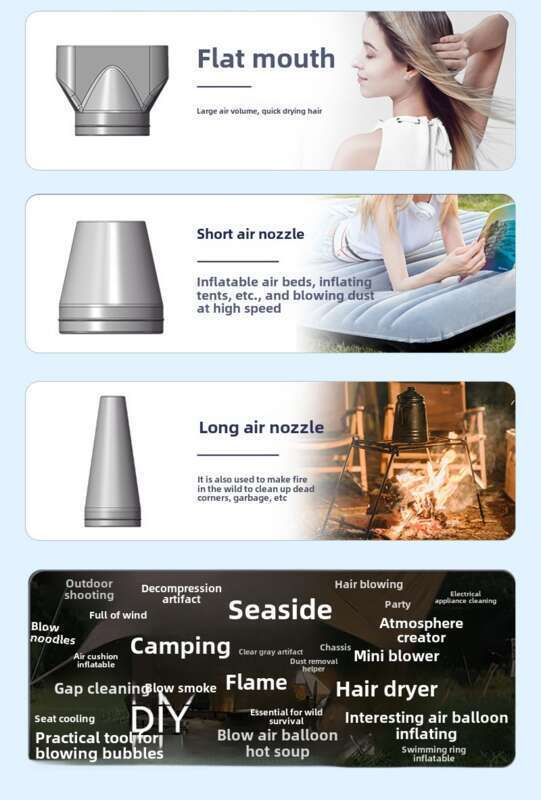 Car Mounted Integrated Brushless Dust Blower Multifunctional Car Charging Portable Mini Wireless High-speed Hair Dryer_autovado.com