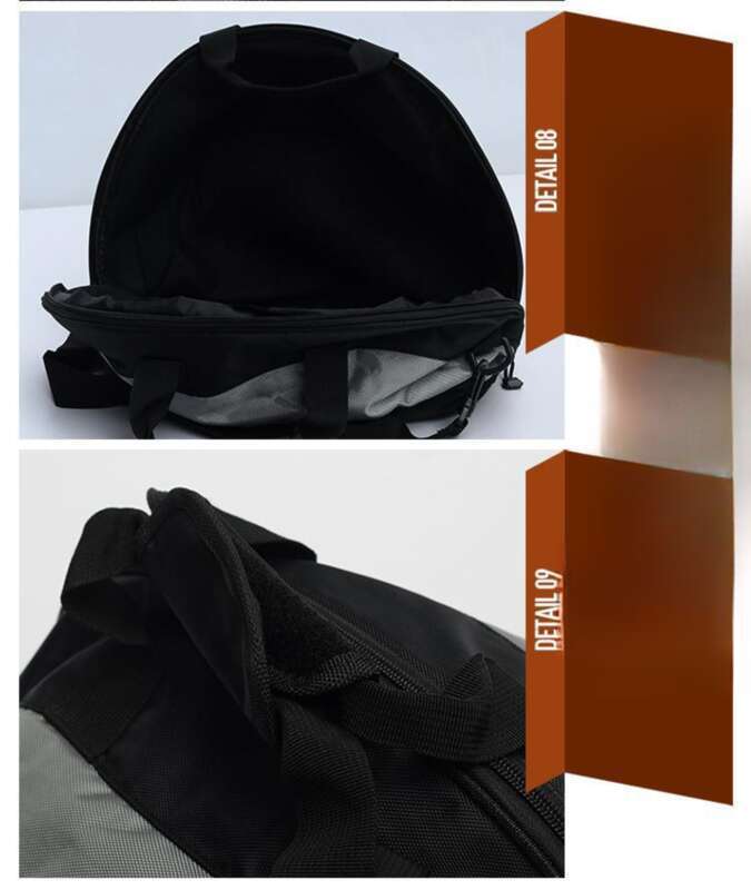 Pro Bike Motorcycle Rider Outdoor Sports Cycling Large Capacity Luggage Full Bag Half Helmet_autovado.com