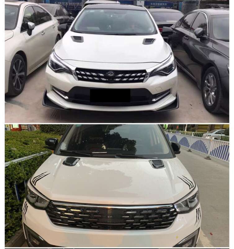 Car Shark Gill Simulation Engine Hood Universal Decorative Sticker Modification Air Outlet_autovado.com