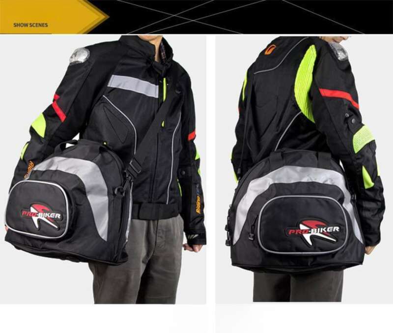 Pro Bike Motorcycle Rider Outdoor Sports Cycling Large Capacity Luggage Full Bag Half Helmet_autovado.com