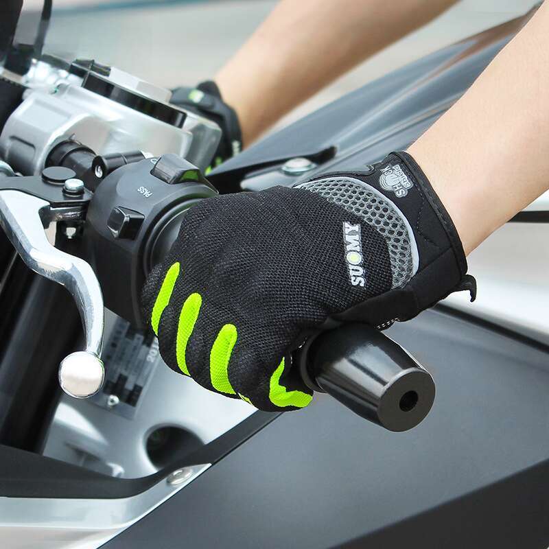 Off Road Fall, Anti Slip, Breathable Riding Racing Motorcycle All Finger Gloves For Men's Summer Knight Equipment_autovado.com