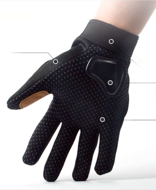 Electric Bike Riding Gloves For Men And Women, Four Seasons Fall Racing Summer Motorcycle Rider Anti Slip Gloves, Trendy_autovado.com
