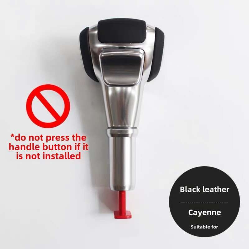 Suitable For Porsche Airplane Cayenne Large Wave Stick 15 Carbon Fiber Black Lever Gear Shift Head Accessory_autovado.com