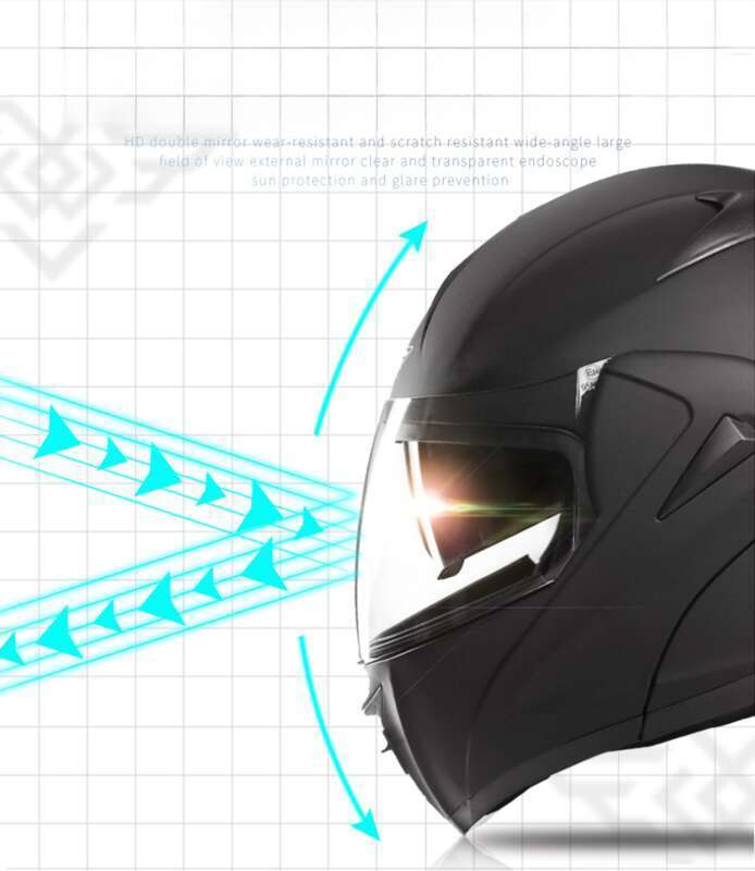 Specially Designed VIRTUE Electric Motorcycle Bluetooth Men's Exposed Helmet, Running Helmet Can Be Made Into New_autovado.com