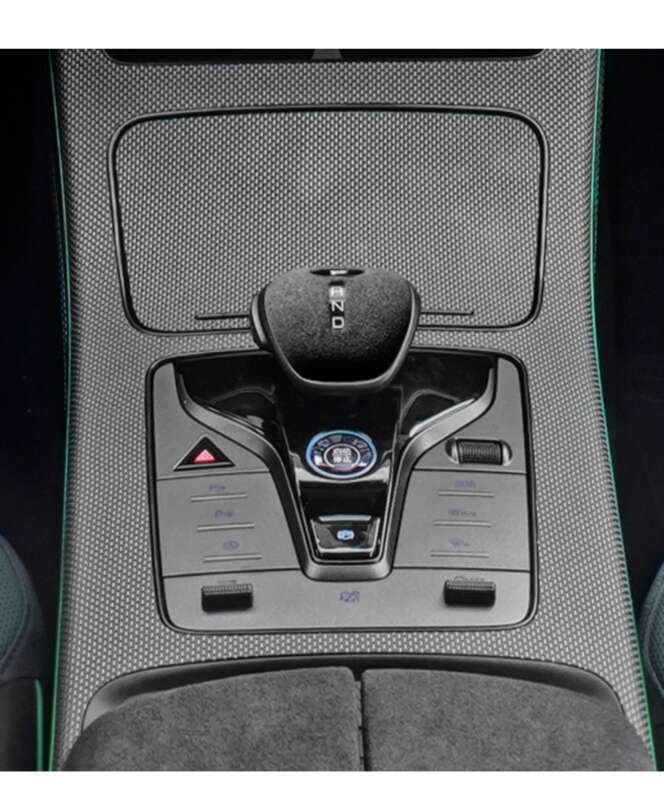 Suitable For BYD Han Central Control Transmission Cover, Gear Lever Modification Shell, Car Interior Decoration Products_autovado.com