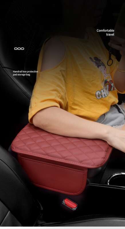 Car Armrest Box Increasing Mounted Height Increasing, Lengthening, Widening Pad, Central Pillowcase, Car Interior, All_autovado.com