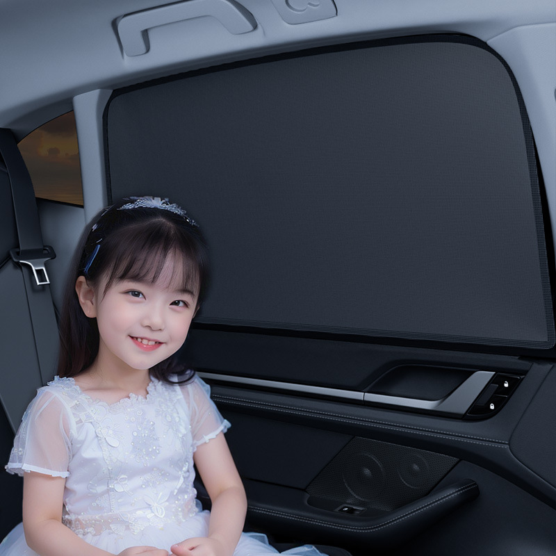 Car sunshade window sun protection heat insulation side window visor privacy glass privacy curtain car front windshield blackout curtain_autovado.com