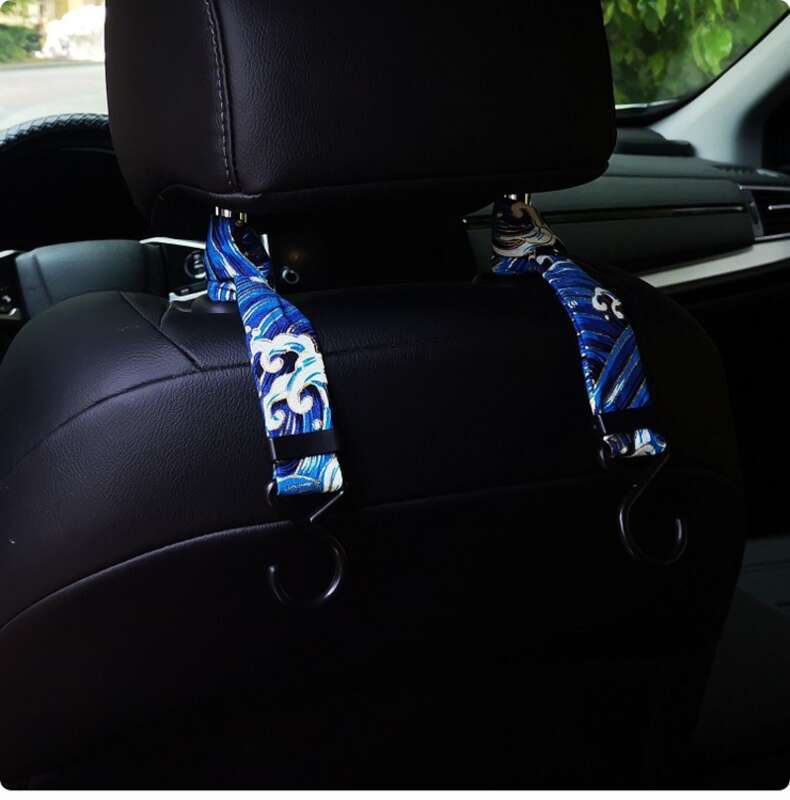 JDM Style Multifunctional Rear Back With Personalized For Interior, Universal Creative Car Seat Storage Hooks_autovado.com
