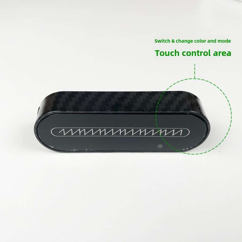 LED Car Aromatherapy Vent Ambient Light, Monochrome Seven Color Pattern Can Be Changed, Built-in Battery Charging,_autovado.com