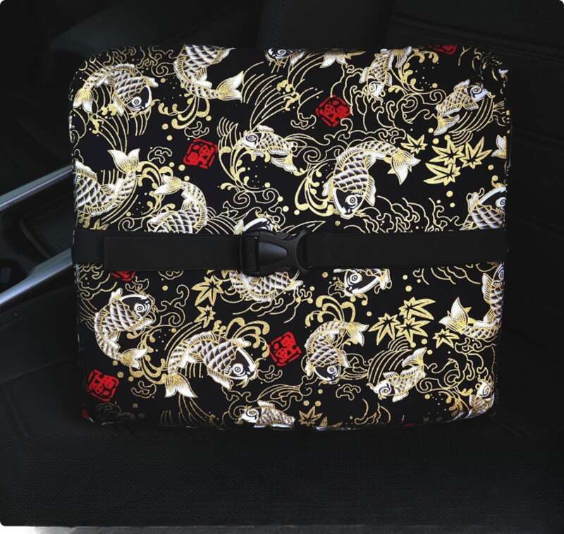 JDM Personalized Universal Backrest Creative And Wind Latex Waist Cushion Car Interior Pillow_autovado.com
