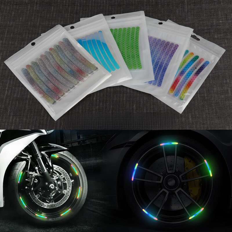 Fluorescent Car Wheels, Reflective Warning Wheel Hubs, Electric Bikes, Motorcycles, And Night Light Stickers On Bicycles_autovado.com