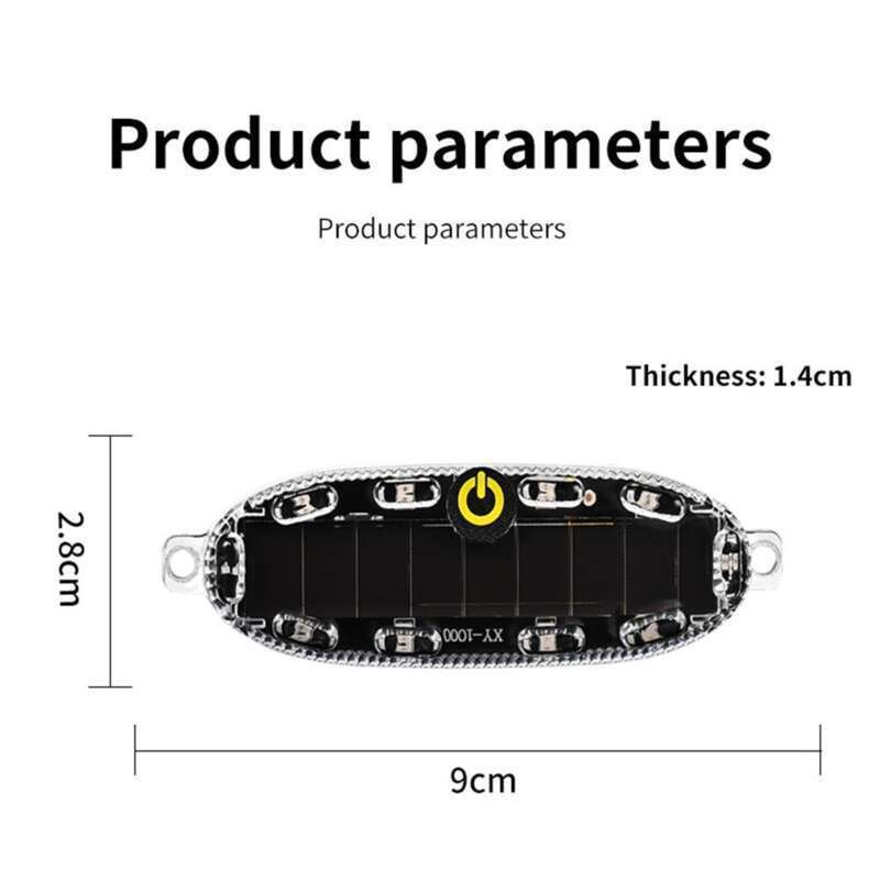 Motorcycle Electric Tricycle Warning Car LED Flashing Decorative Light, Solar Anti Rear End Collision Light_autovado.com