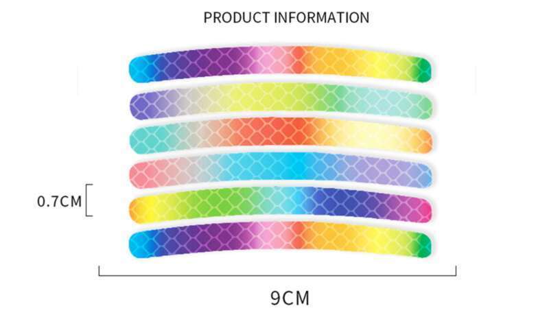 Car Wheels, Car Tire Three-dimensional Personalized Decoration, Fluorescent Stickers, Motorcycle Night Warning_autovado.com