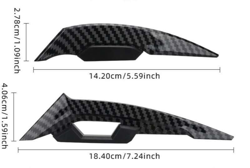 Motorcycle Scooter Modification Accessories, Electric Vehicle Body Decoration, Fixed Wing Blade, Anti Scratch Claw_autovado.com