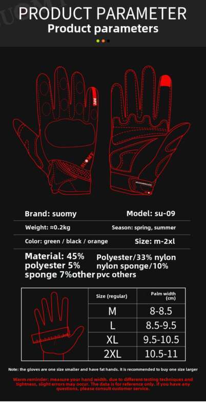 Off Road Fall, Anti Slip, Breathable Riding Racing Motorcycle All Finger Gloves For Men's Summer Knight Equipment_autovado.com