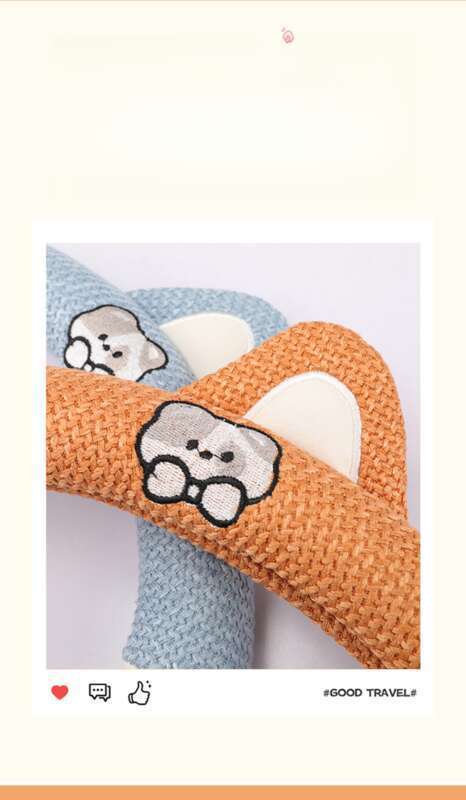 Cute New Steering Wheel Cover Summer Cotton And Breathable Four Seasons Universal Cartoon Comfortable Car Interior_autovado.com