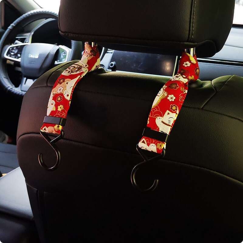JDM Style Multifunctional Rear Back With Personalized For Interior, Universal Creative Car Seat Storage Hooks_autovado.com