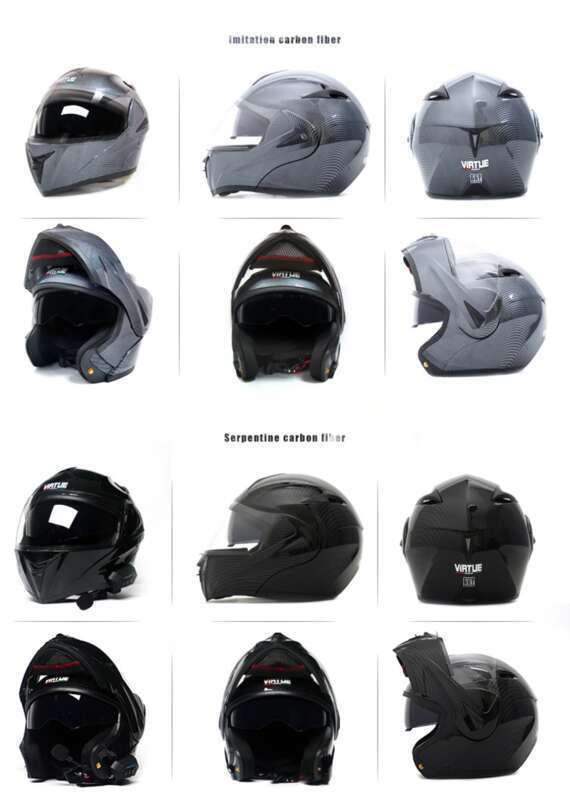 Specially Designed VIRTUE Electric Motorcycle Bluetooth Men's Exposed Helmet, Running Helmet Can Be Made Into New_autovado.com