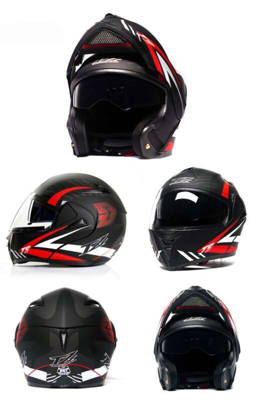 VIRTUE Electric Vehicle DOT Dual Lens Open Face Helmet Can Meet The New National Standard 3C_autovado.com