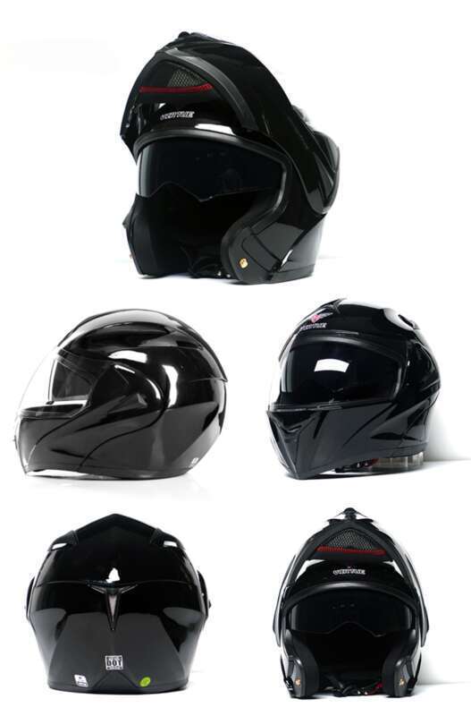 VIRTUE Electric Vehicle DOT Dual Lens Open Face Helmet Can Meet The New National Standard 3C_autovado.com