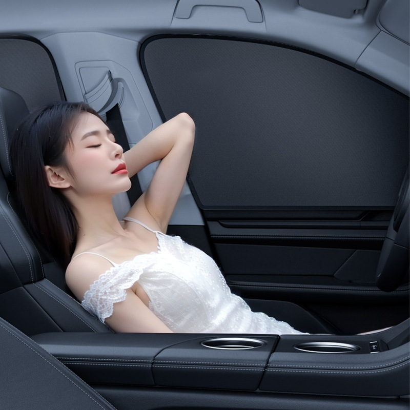 Car sunshade window sun protection heat insulation side window visor privacy glass privacy curtain car front windshield blackout curtain_autovado.com