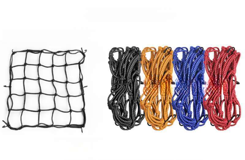 Motorcycle Mesh Fuel Tank Helmet, Fixed Mesh, Luggage Bag, Elastic Night Reflective Strap, Tying Rope, Rear Seat_autovado.com